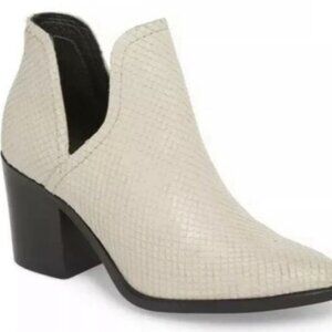 Steve Madden Petra Open Side Bootie Snakeskin Booties